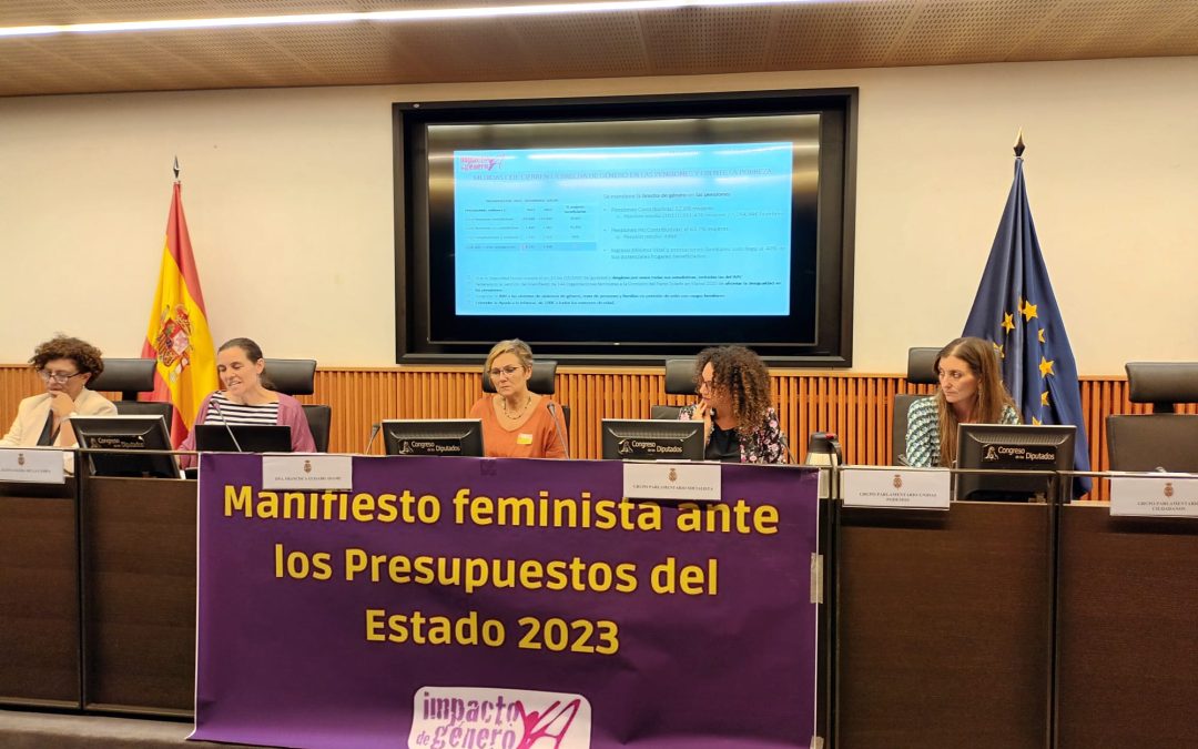 Resumen de la presentación del manifiesto feminista PGE 23